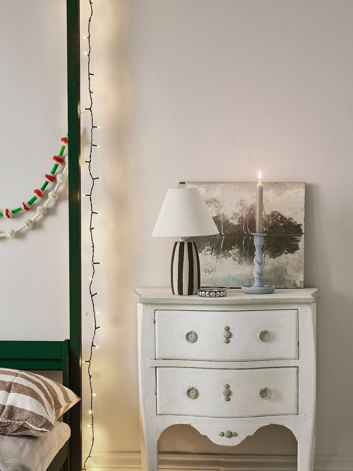 diy Perlengirlanden Ideen für Weihnachten