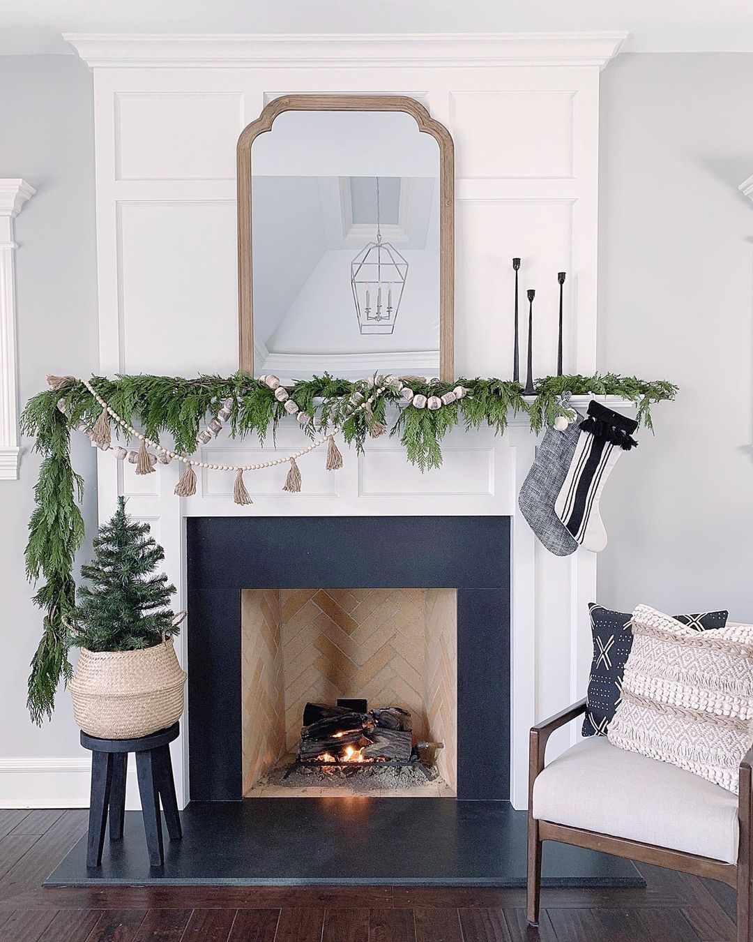 asymmetrische weihnachtsgirlande