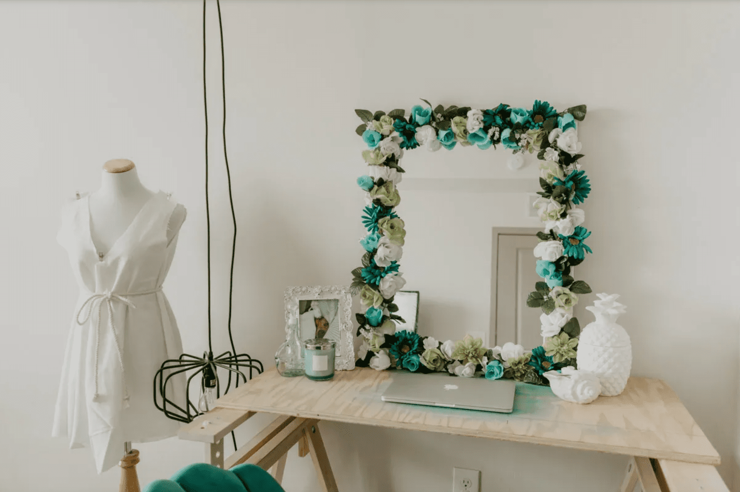 DIY-Blumenspiegel-Rahmen