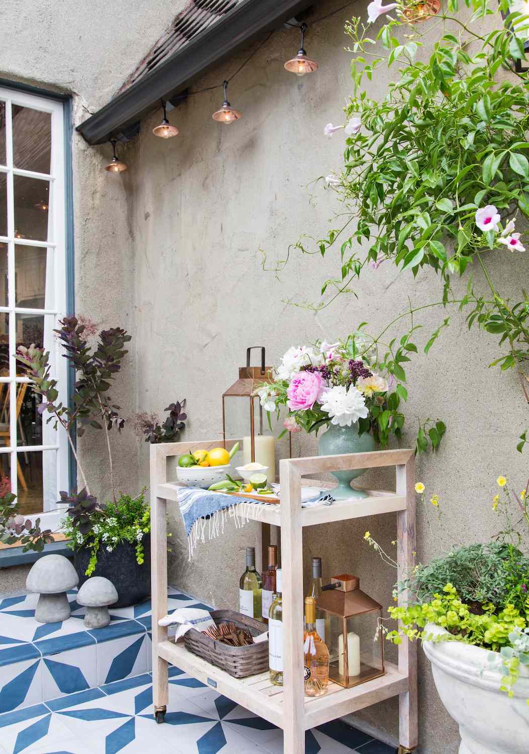 DIY Patio Bar Cart Ideas