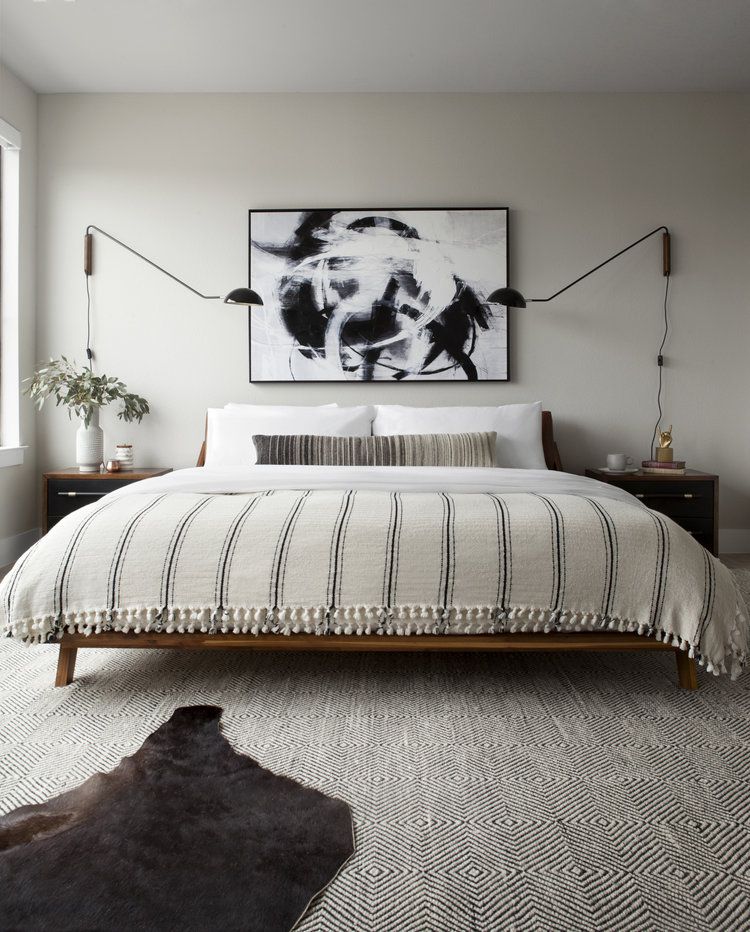schlafzimmer teppiche ideen mini muster
