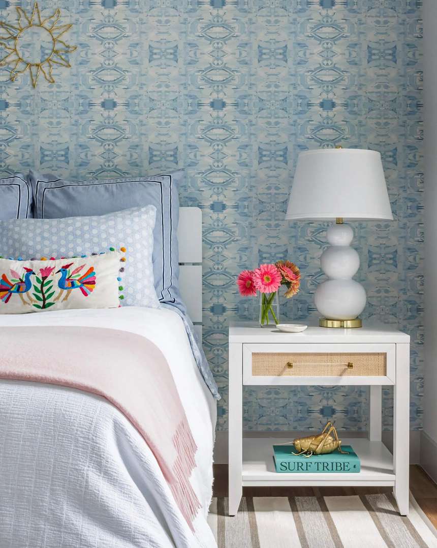 48 Schlafzimmer-Ideen für die Küste, die Sie begeistern werden 64 Helles Schlafzimmer im Küstenstil