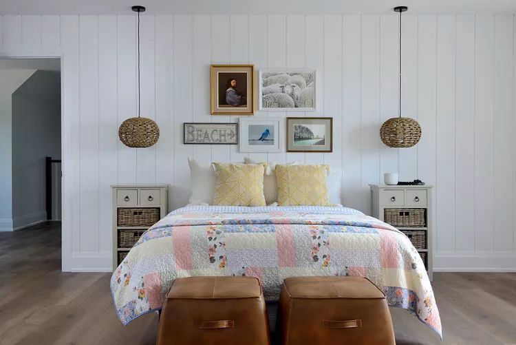 48 Schlafzimmer-Ideen für die Küste, die Sie begeistern werden 80 Schlafzimmer im Küstenstil mit Schiffswänden