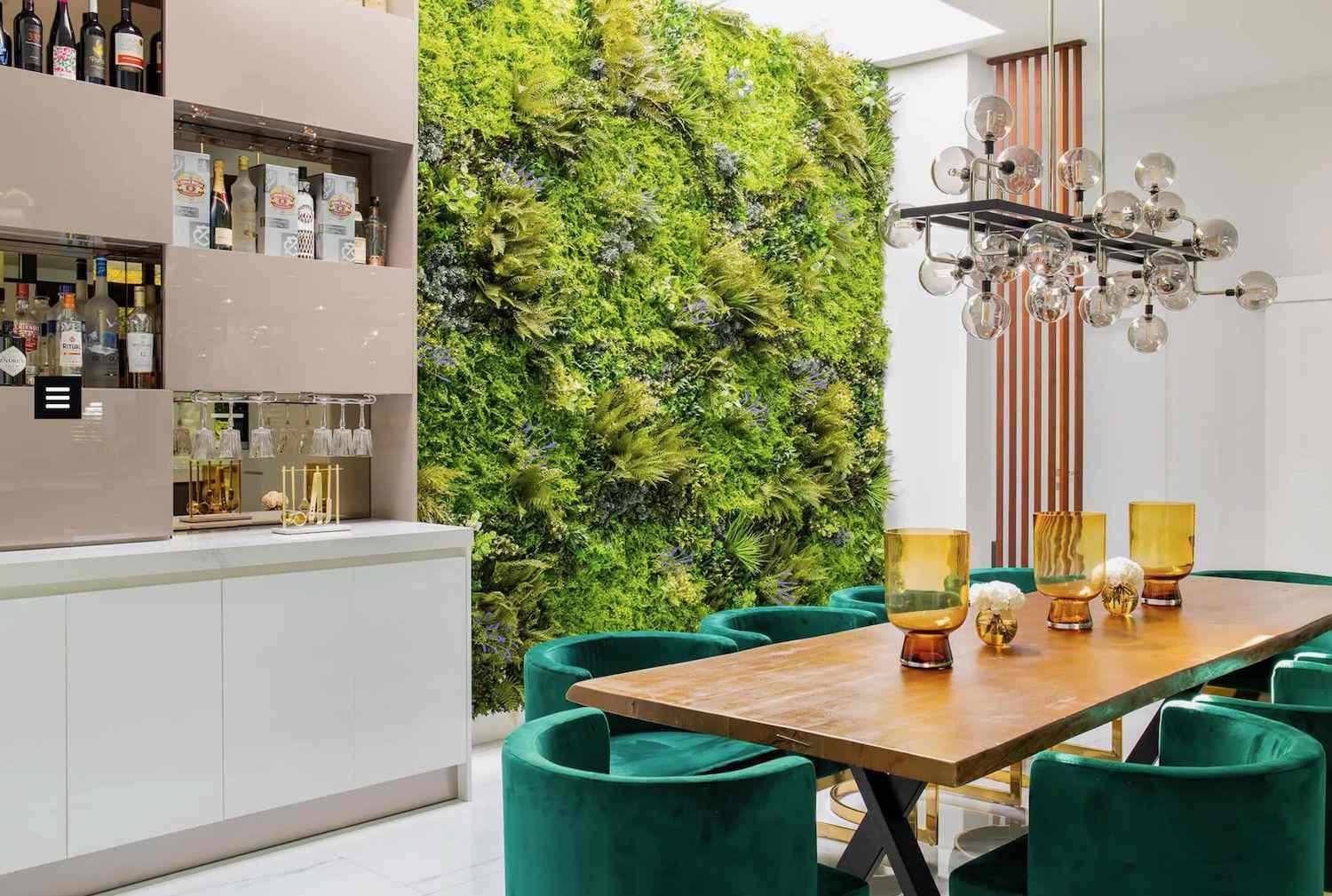 Moderne Living Wall Accent Innenarchitektur Ideen