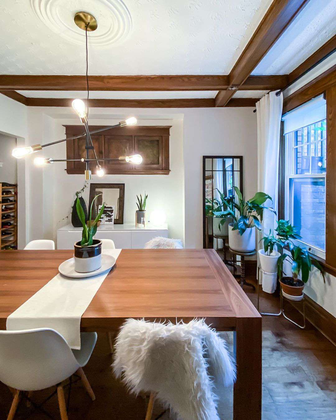 Esszimmer in einem Handwerkerhaus