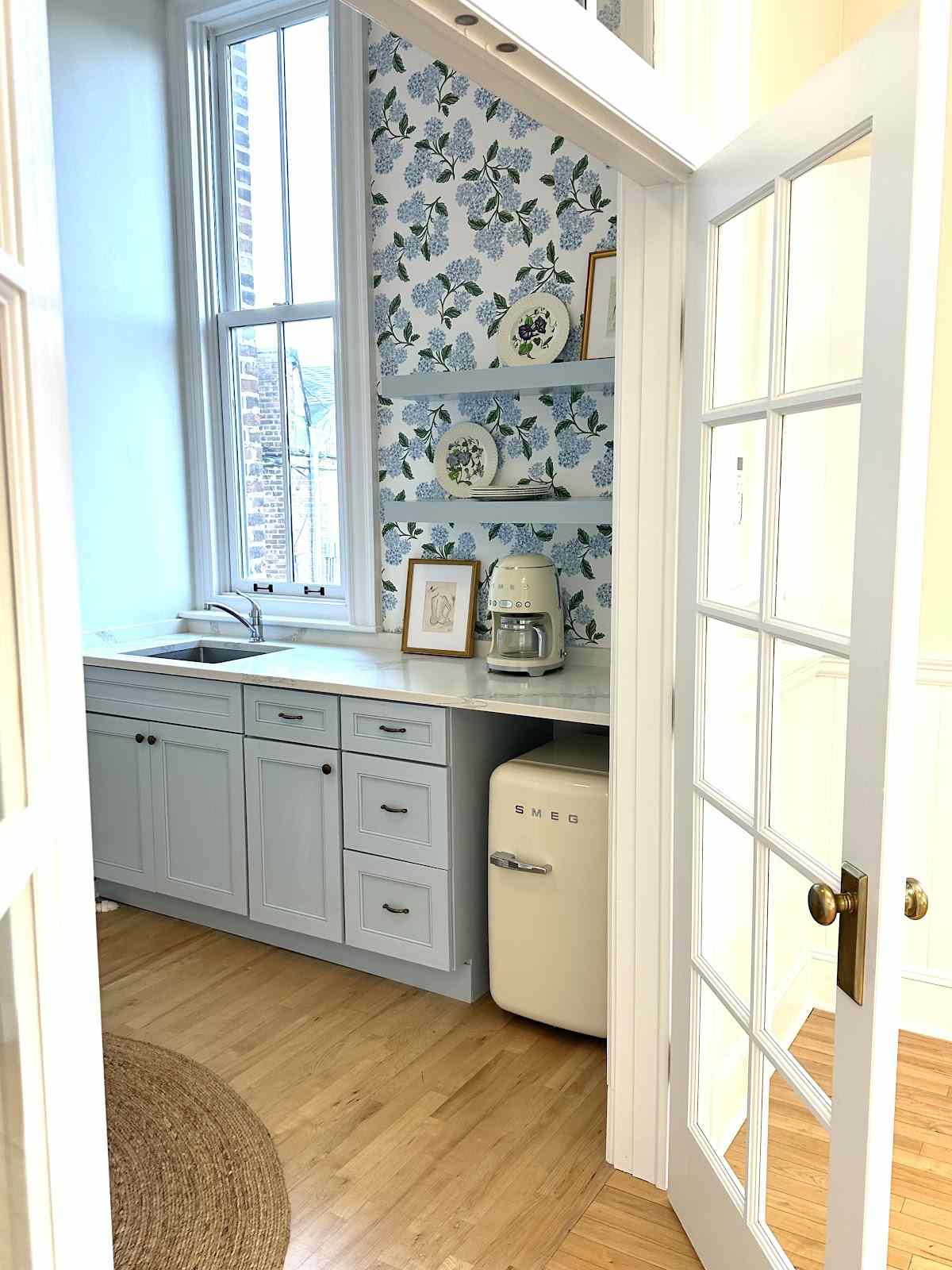 Ein Blick auf das abgeschlossene Makeover von Clare Sullivan.