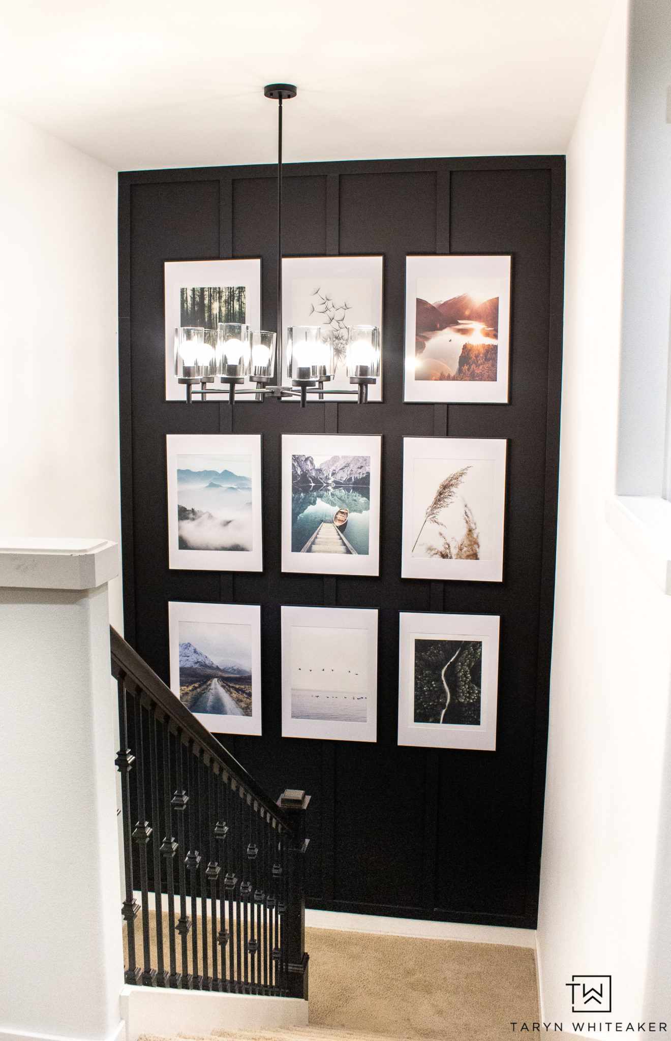 Reisefotos im Treppenhaus