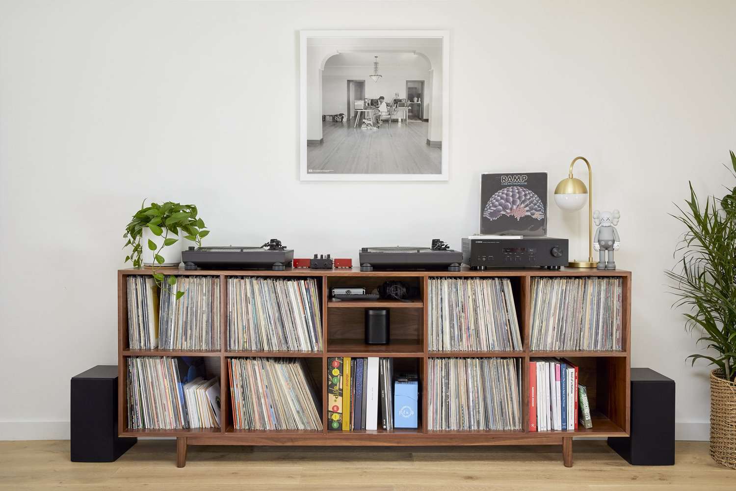 Sideboard-Dekorideen-Aufbewahrung
