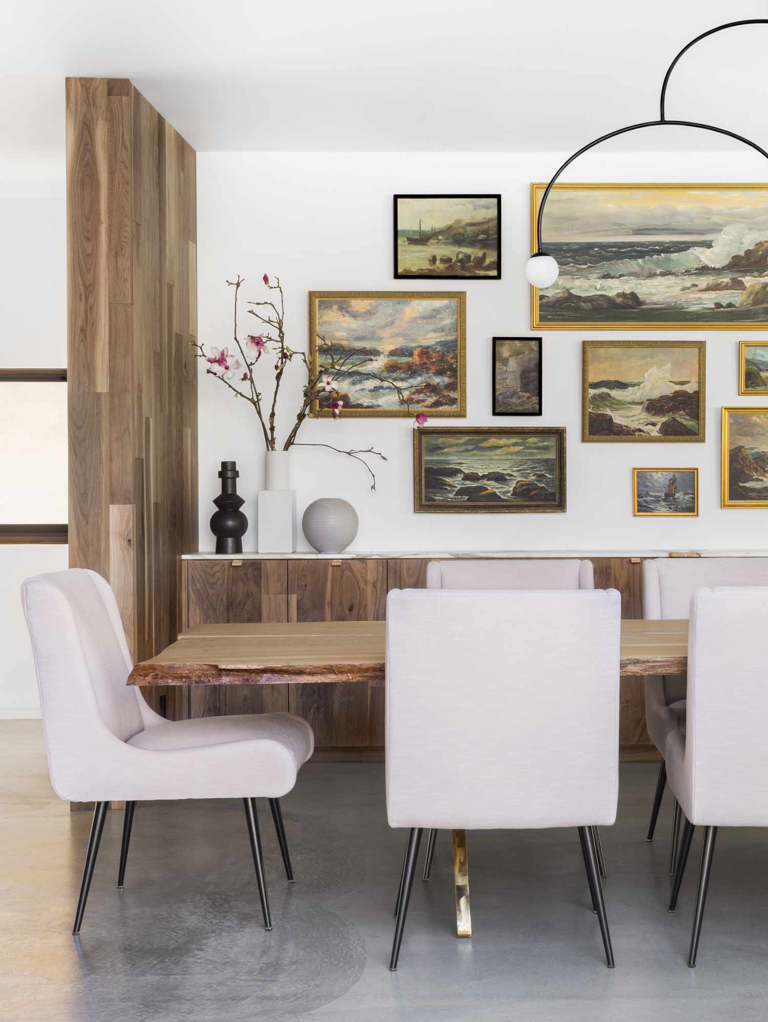 Passende Material-Sideboard-Dekorideen