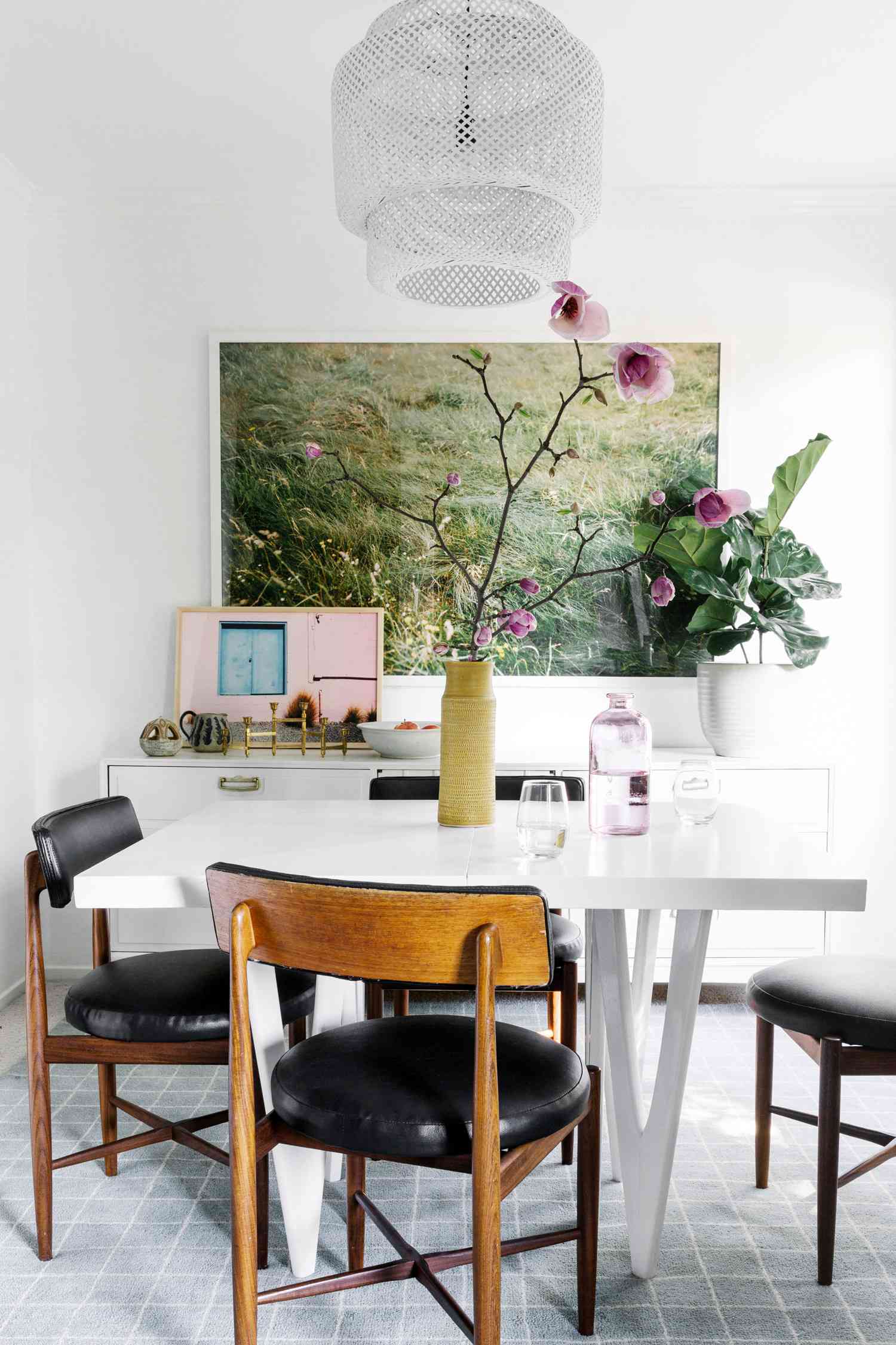 Sideboard-Dekorideen, Schichtkunst