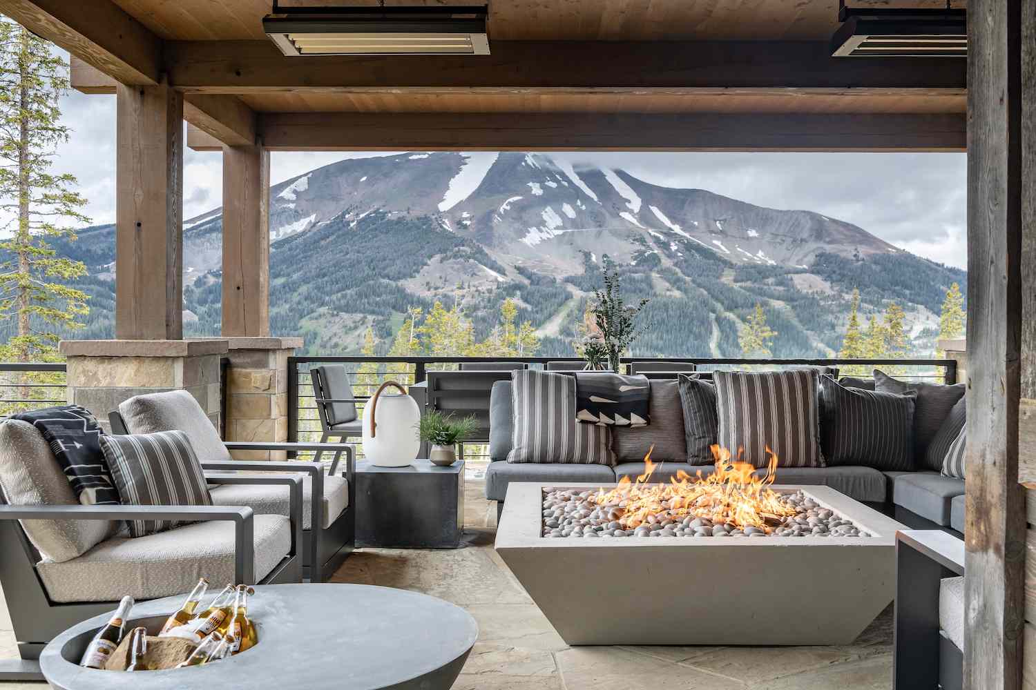tapered fire pit ideas