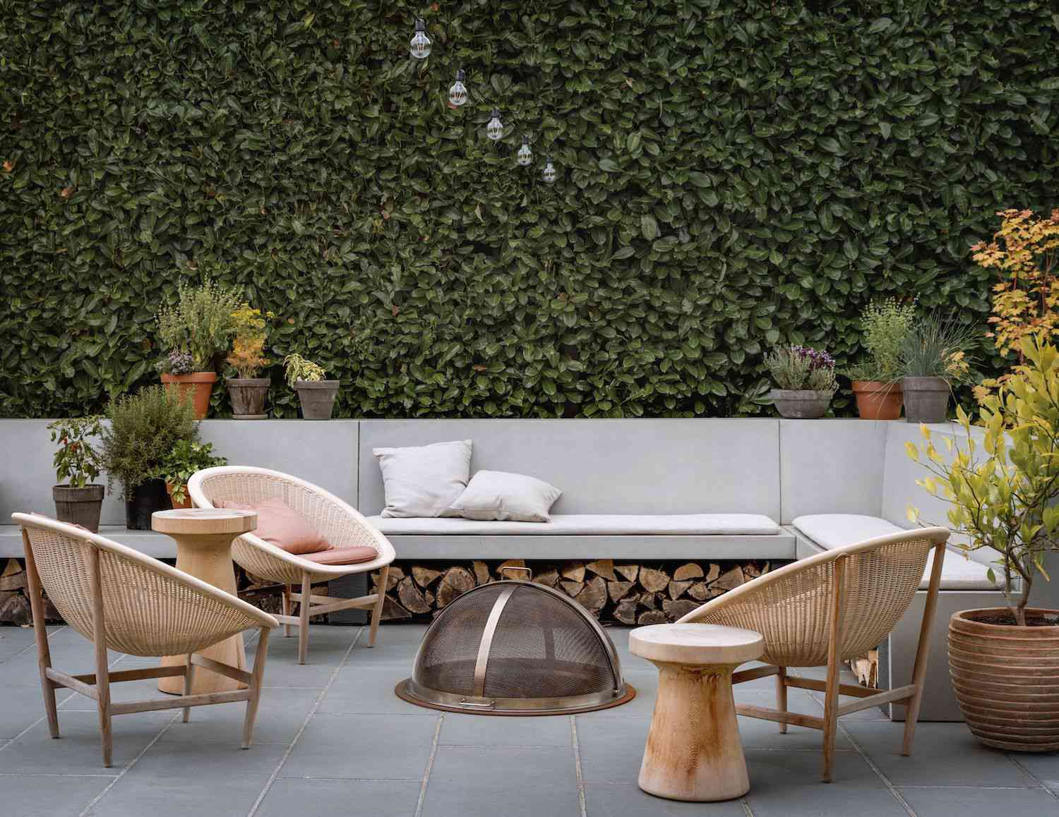 in-ground fire pit cover ideas