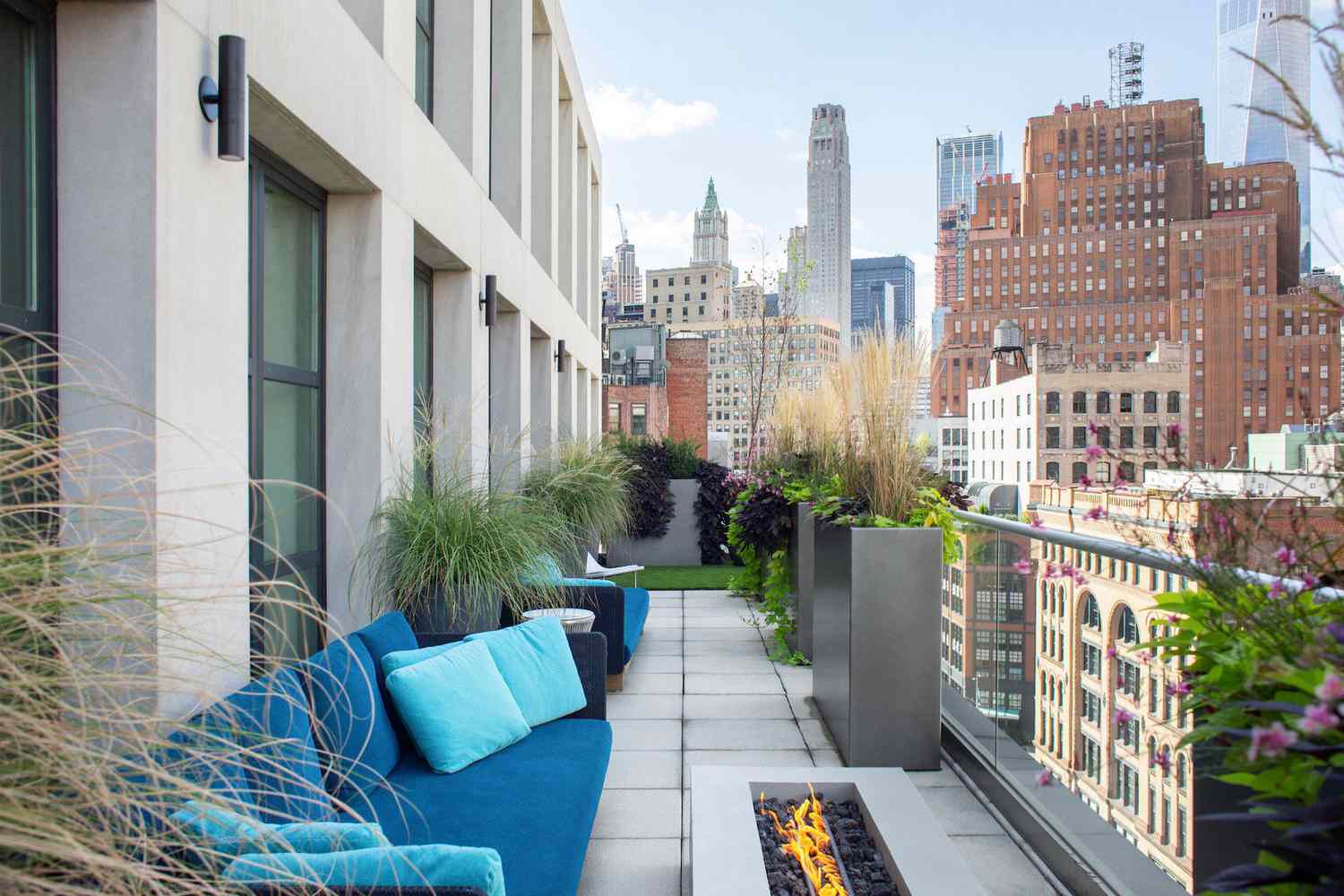 apartment balcony fire pit ideas