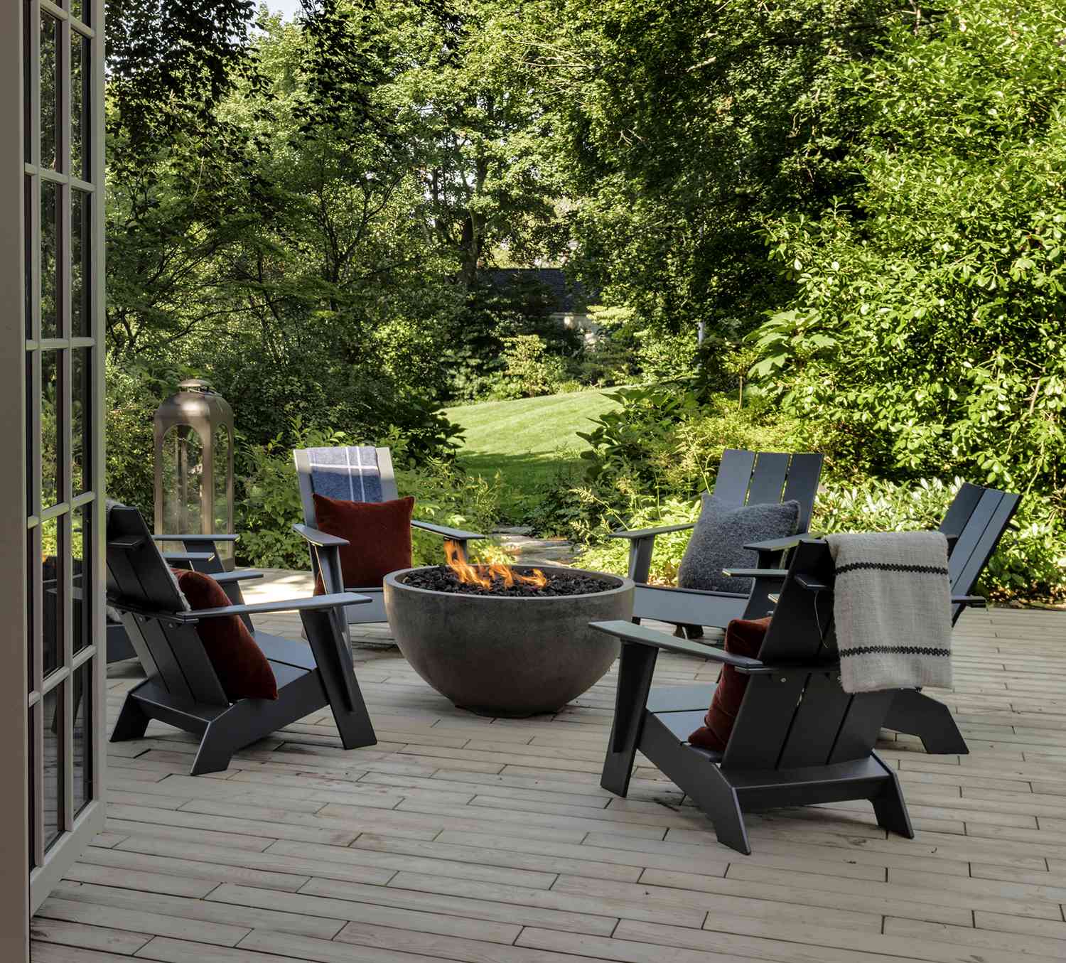 deck with fire pit ideas