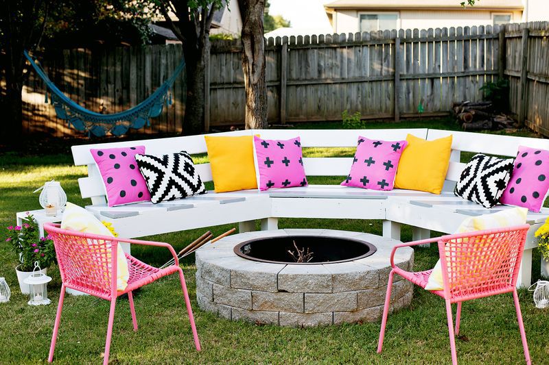 diy 4-step firepit 