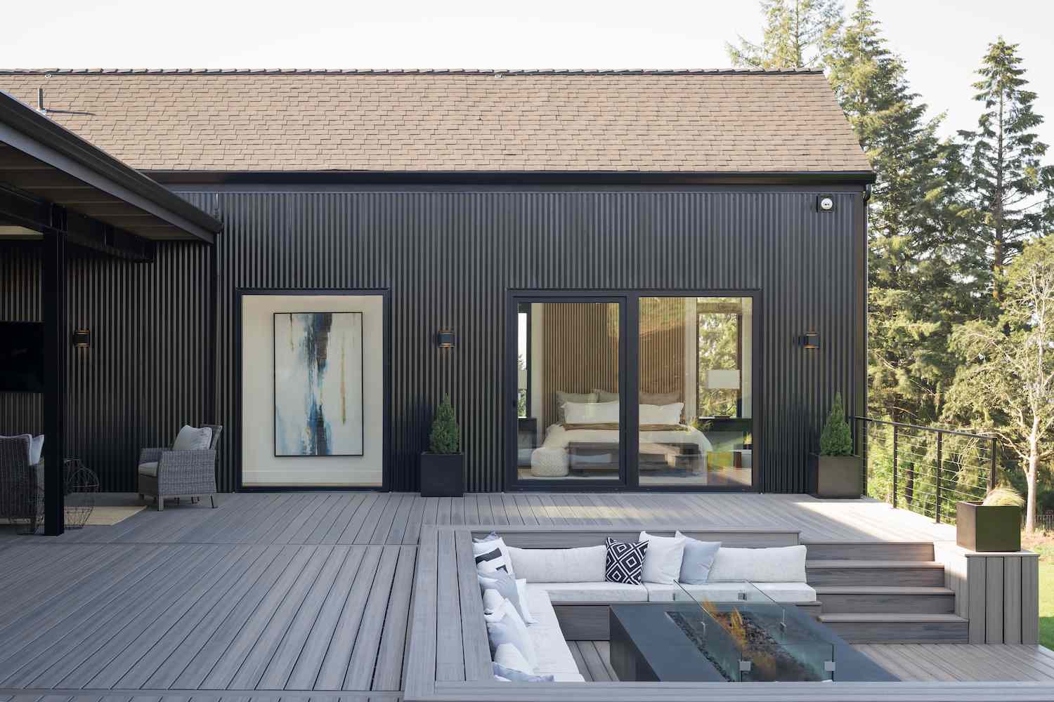 sunken fire pit ideas