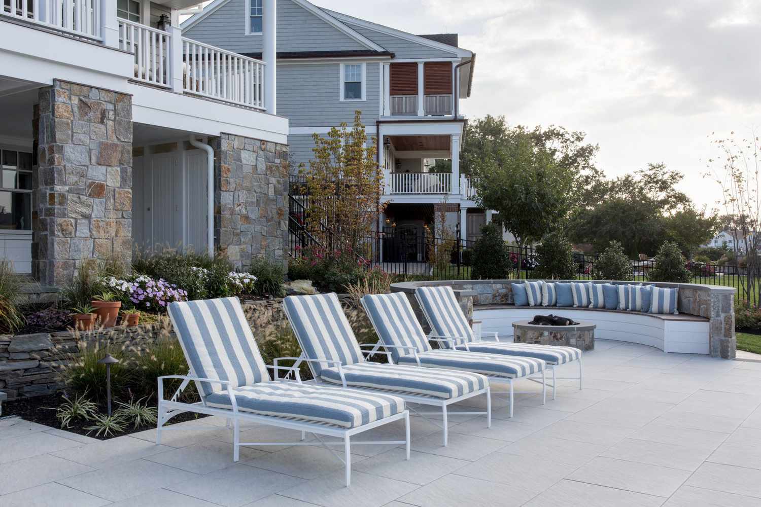 stone fire pit ideas