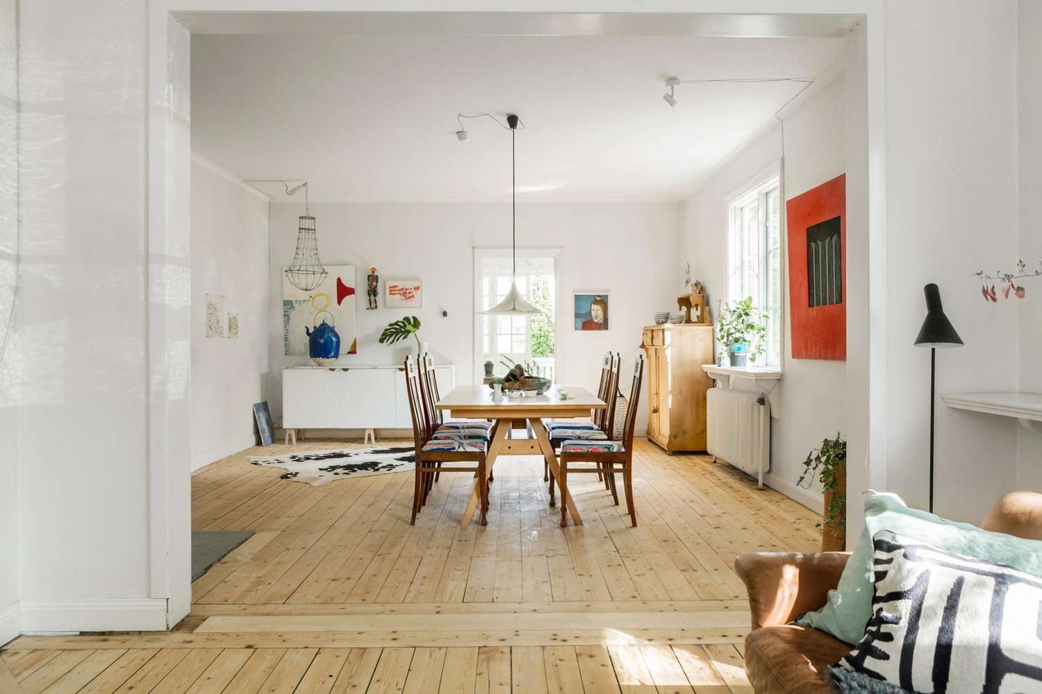eklektisches Boho-Esszimmer