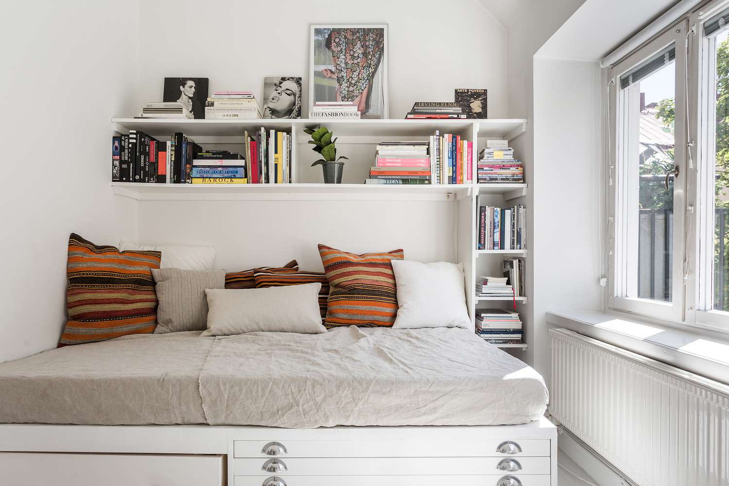 kleiner Stauraum im Schlafzimmer