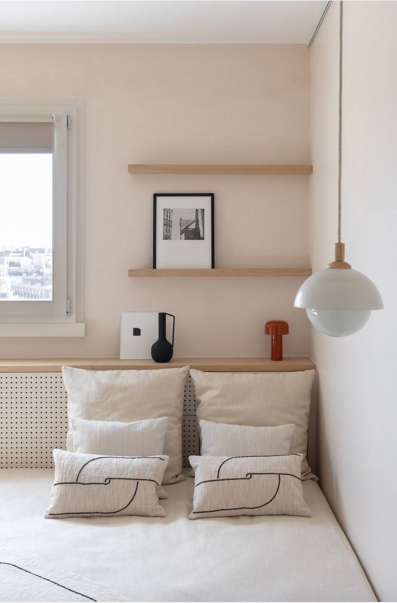 kleiner Stauraum im Schlafzimmer