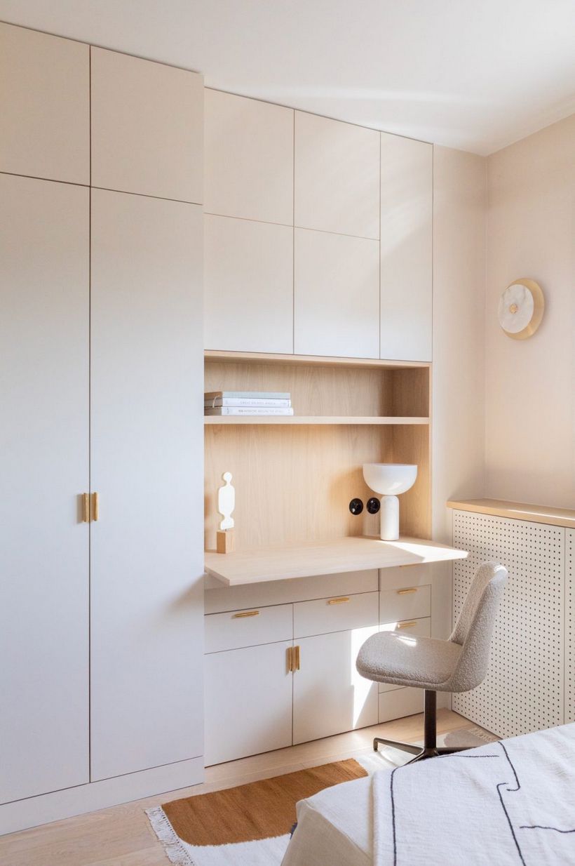 kleiner Stauraum im Schlafzimmer