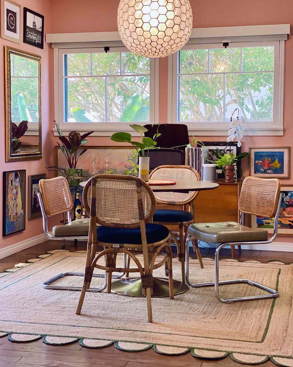 Ideen für ein Esszimmer im Boho-Stil