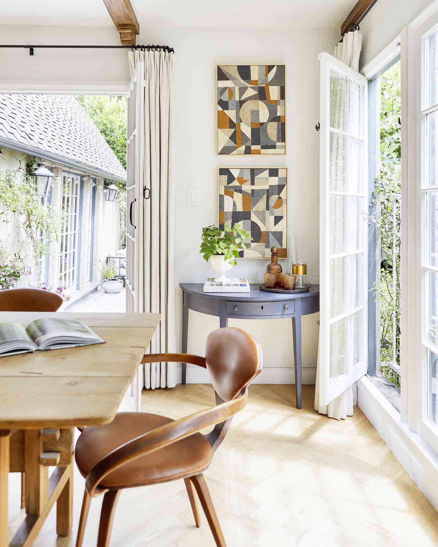 Sideboard-Dekorideen Halbkreis