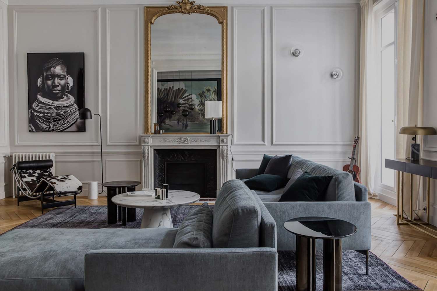 Luxuriöse Ideen für die Wanddekoration im Wohnzimmer