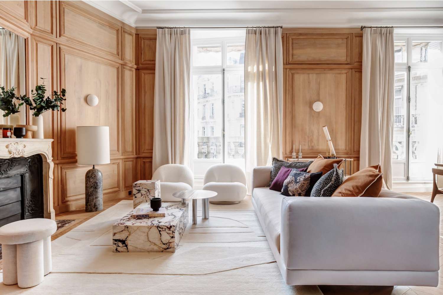 Luxuriöse Wandverkleidungsideen für das Wohnzimmer