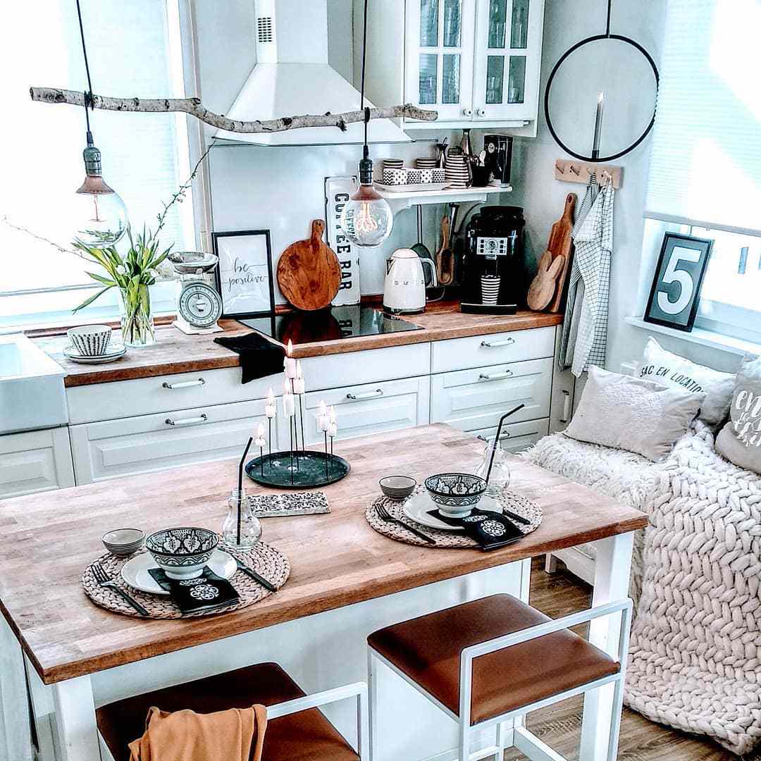 Eine urige Küche im Landhausstil