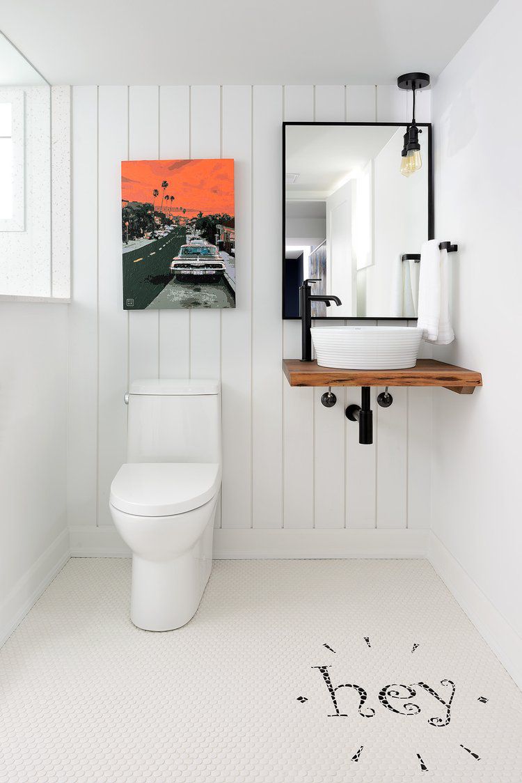 moderne weiße Badezimmer Wanddekoration Ideen