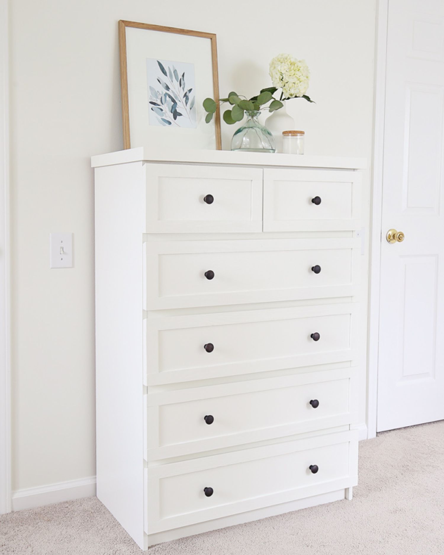 Malm-Kommode im Shaker-Stil