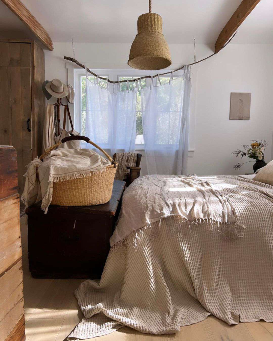 gemütliches Cottagecore-Schlafzimmer