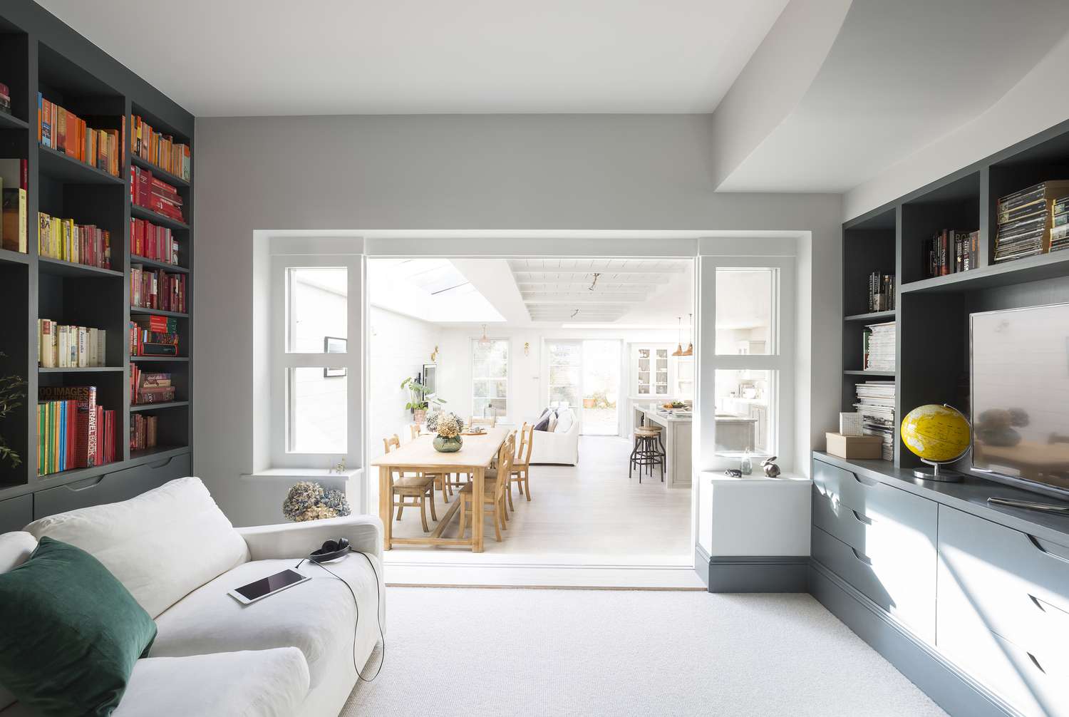 Einbau im Wohnzimmer