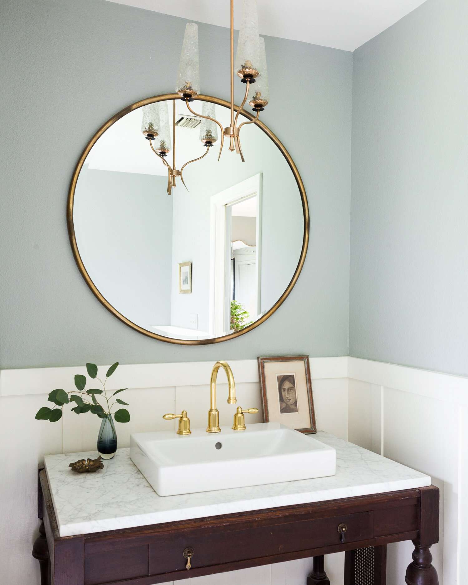 Board- und Latten -Badezimmer -Wainscoting