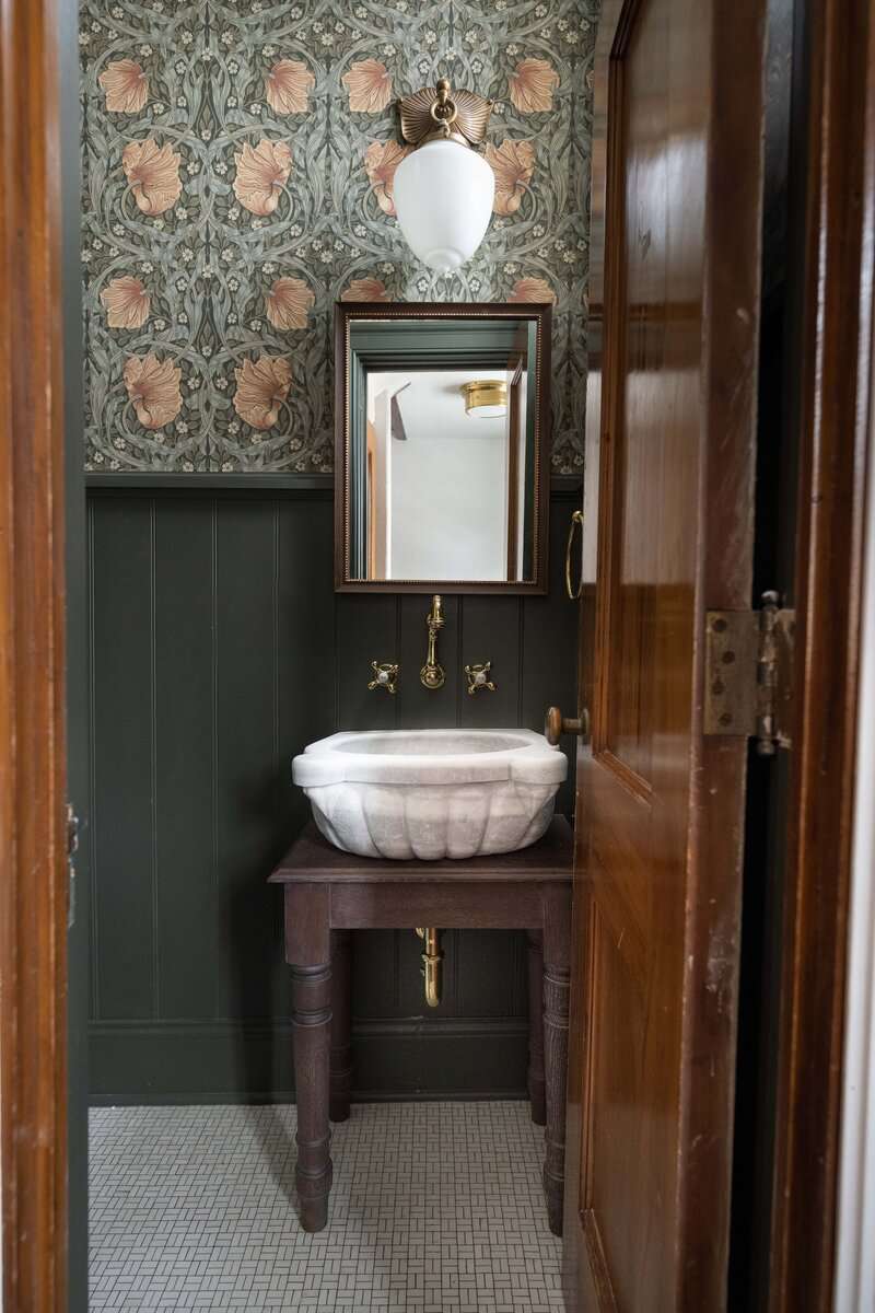 Art Deco Badezimmer -Waining