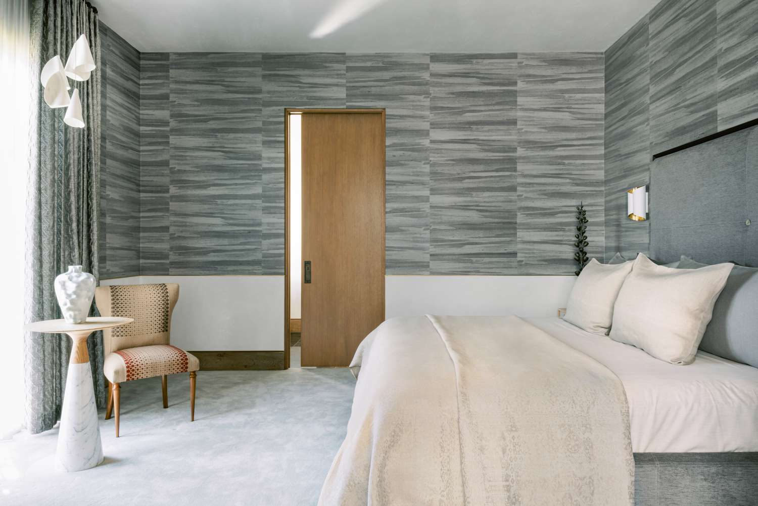 Luxus graues Schlafzimmer