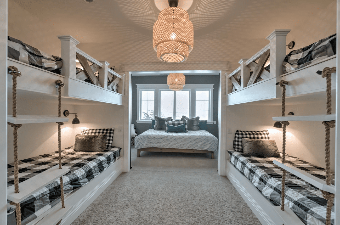 Wie viel kostet ein Innenarchitekt wirklich? 4 Gästezimmer mit Etagenbetten