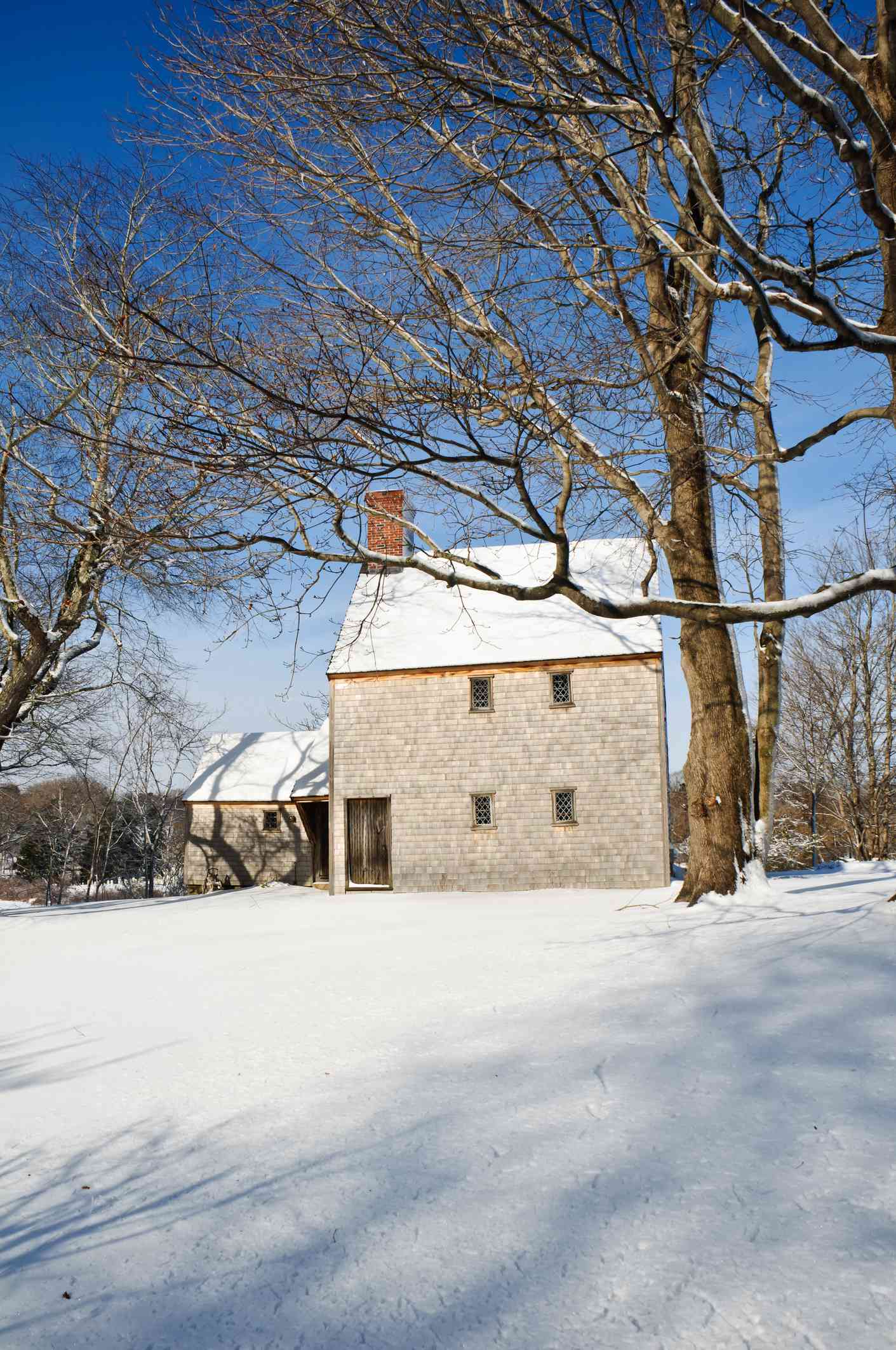 Saltbox Style House Hoxie House Museum