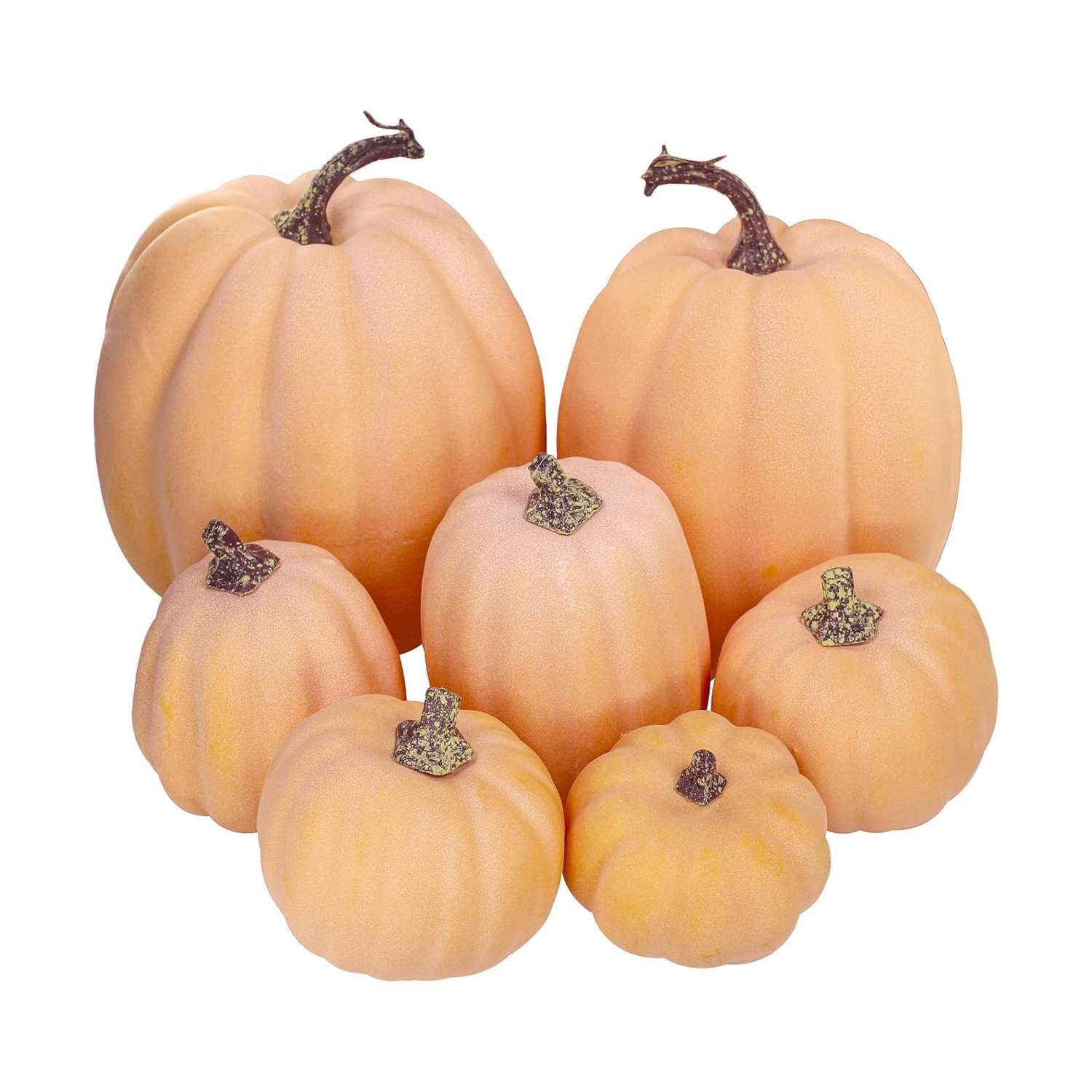 15 unterschätzte Amazon -Halloween -Dekorationen für Ihre Veranda, alle unter 50 US -Dollar 6 Ein Satz von 7 orangefarbenen Kürbissen