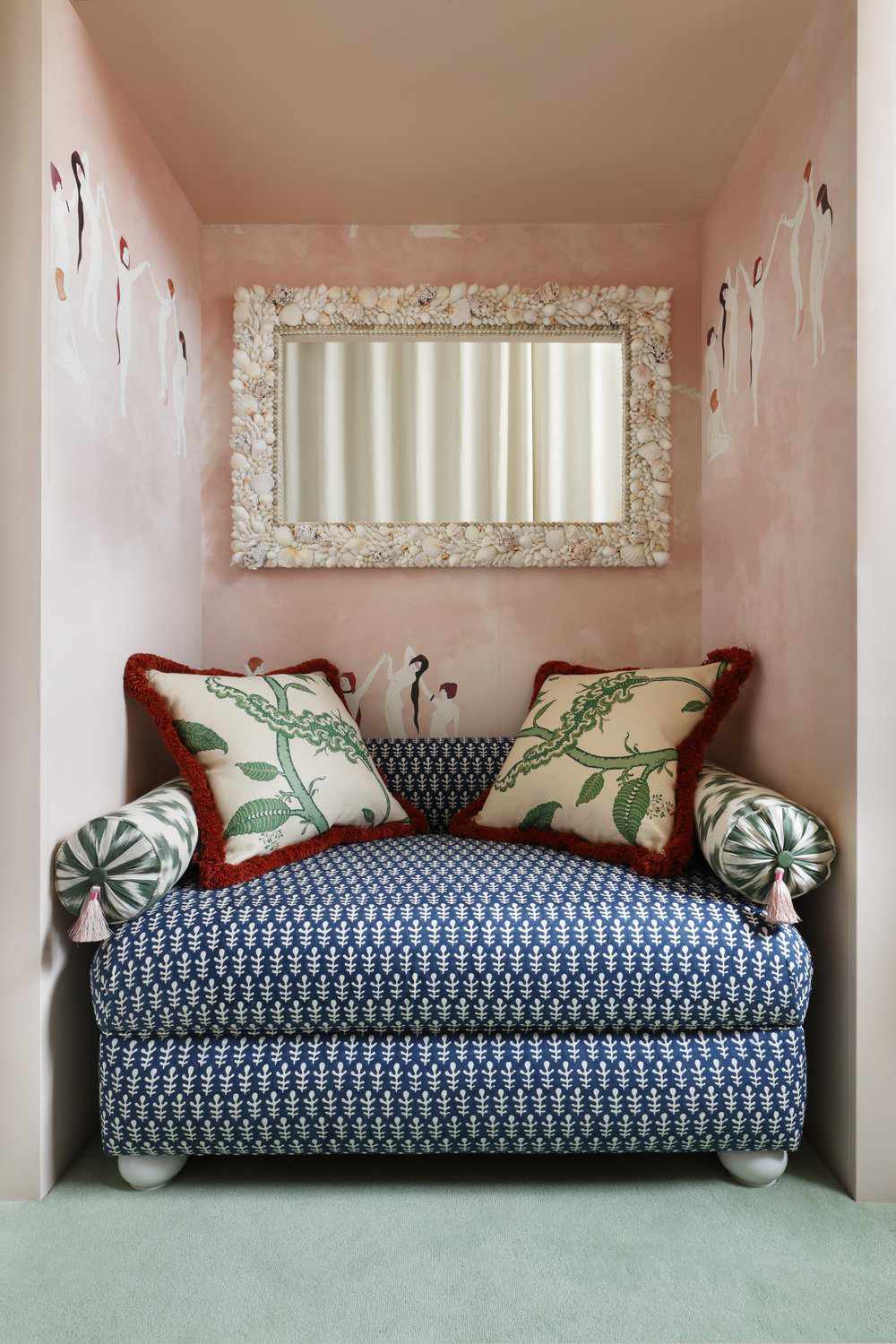 Schlafzimmer Reading Ecke mit Spiegel