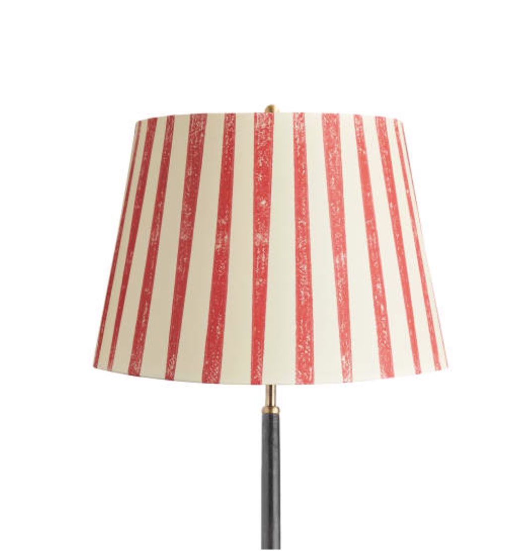 Alle Wohnkultur unter 150 US -Dollar kaufen im Jahr 2025 (und Sie sollten auch) 6 Pooky Red Striped Lampenschirm