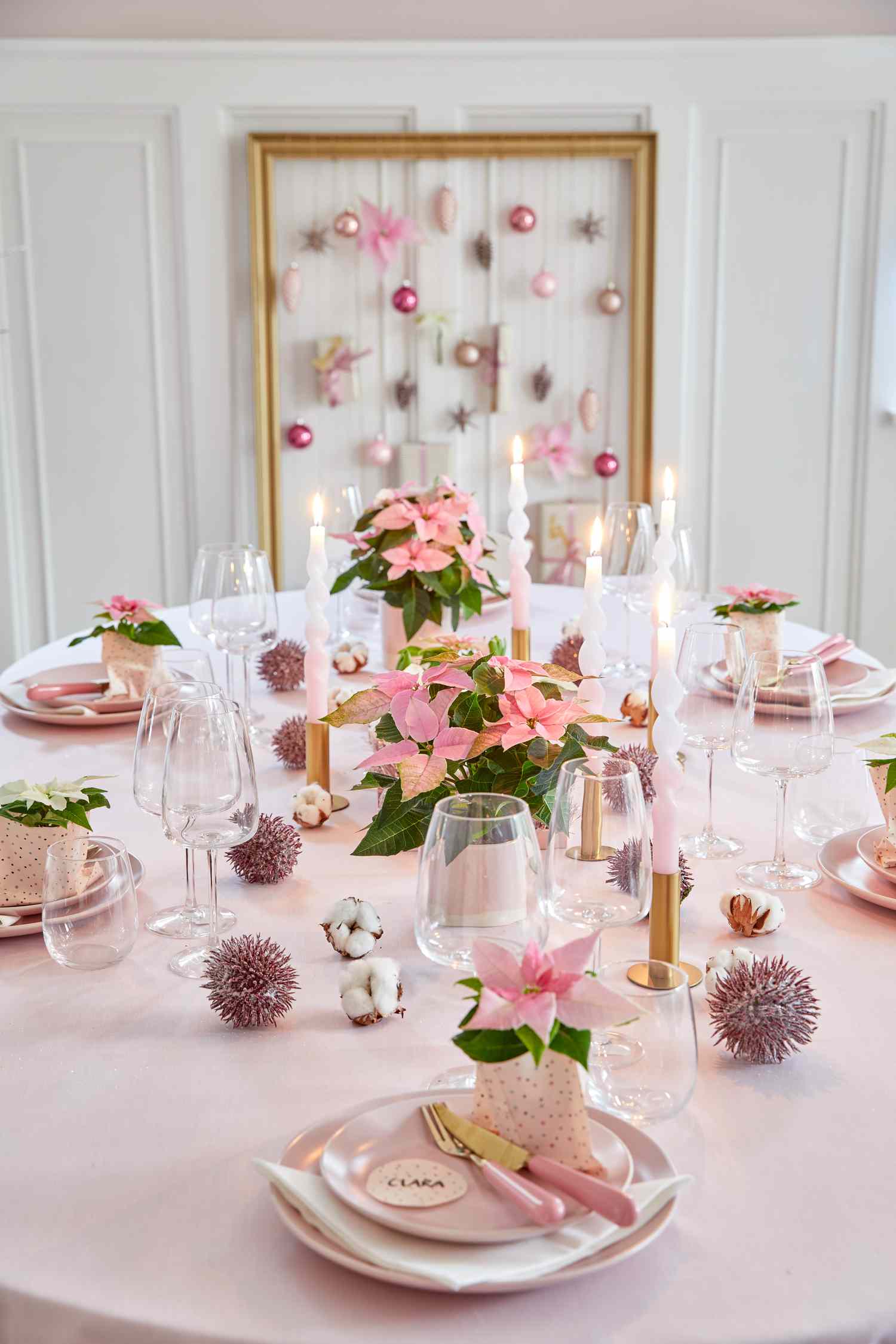 Pink Poinsettia Party