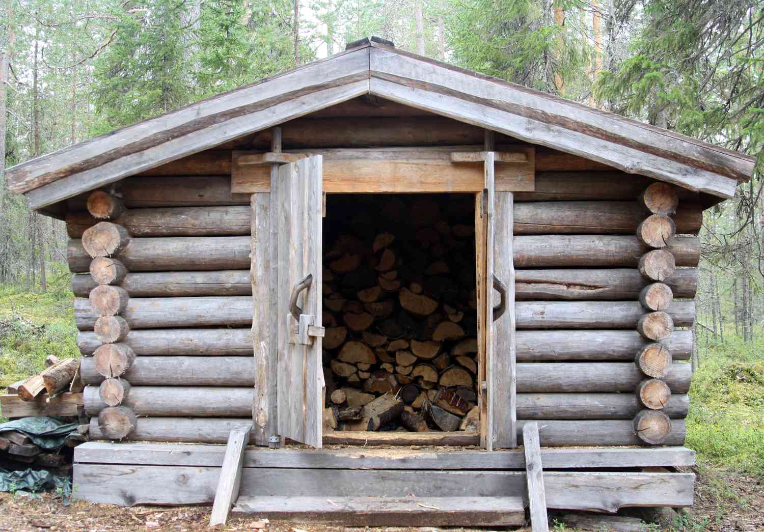 Holzschuppen