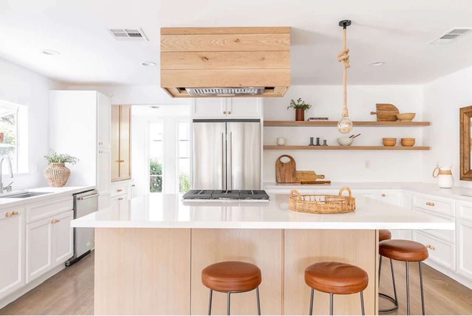 A white oak kitchen