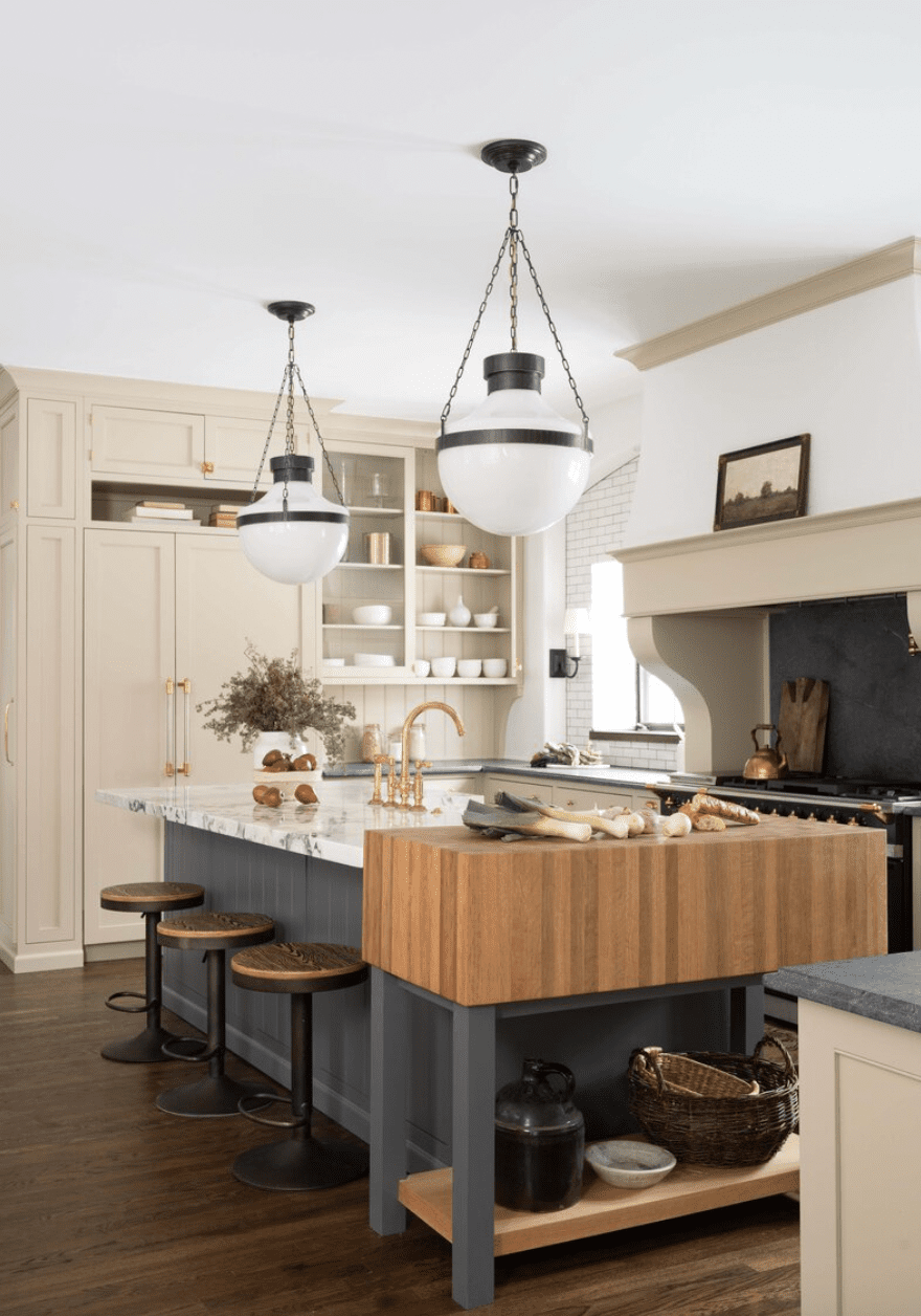 kitchen island with multiple purposes