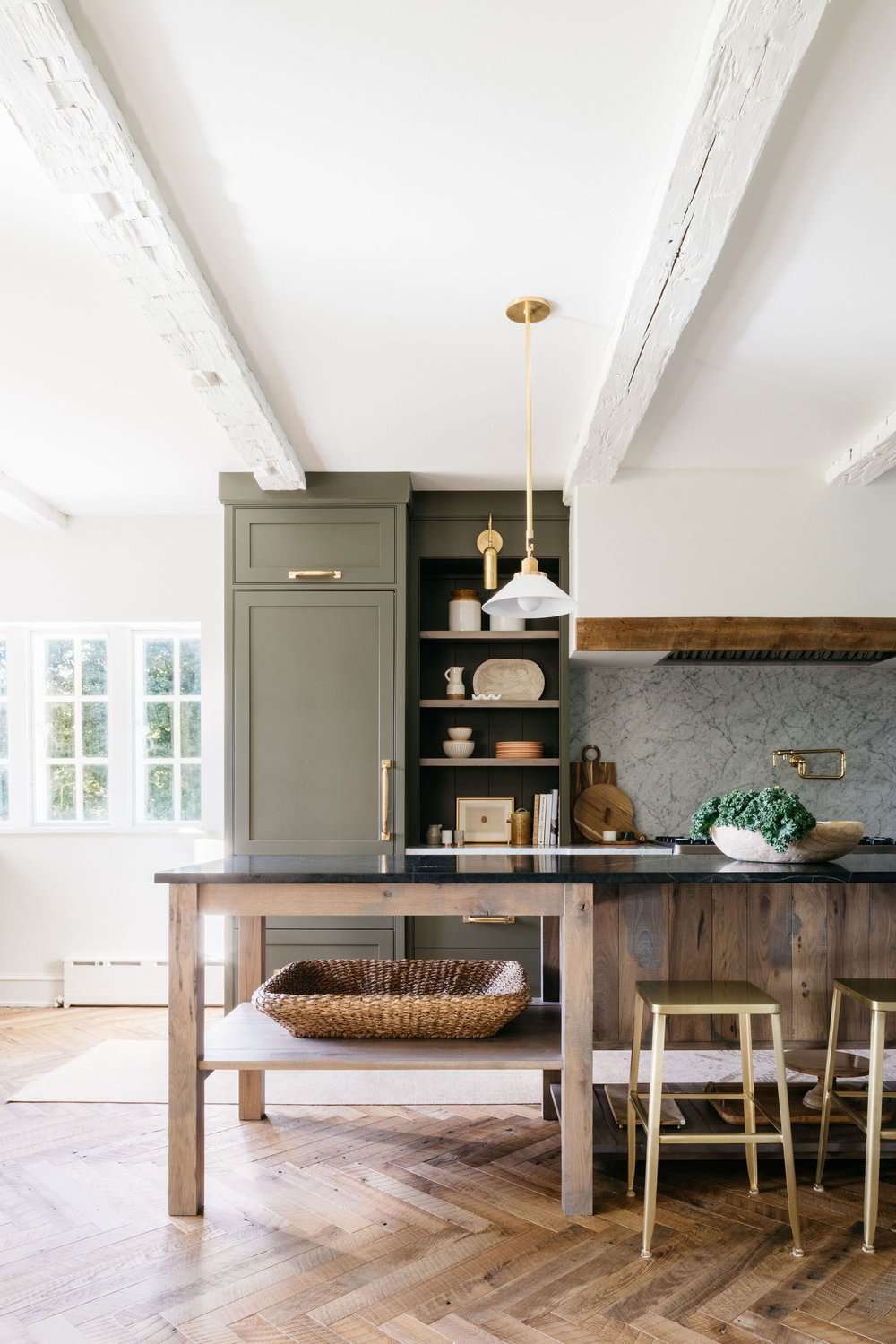 rustic kitchen island