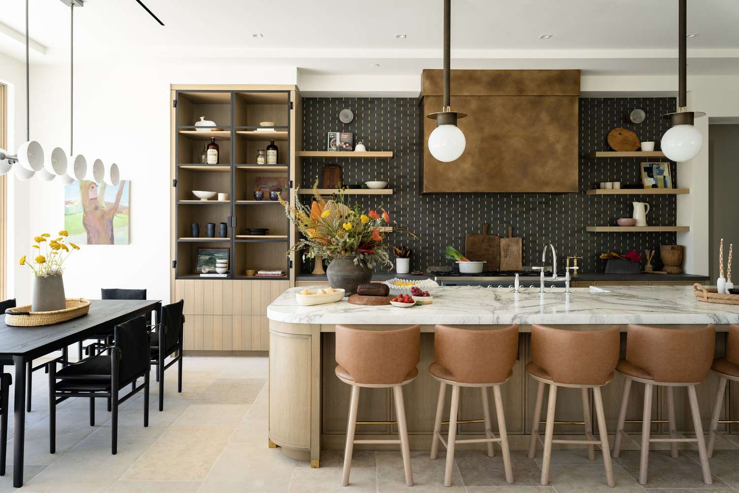 long kitchen island