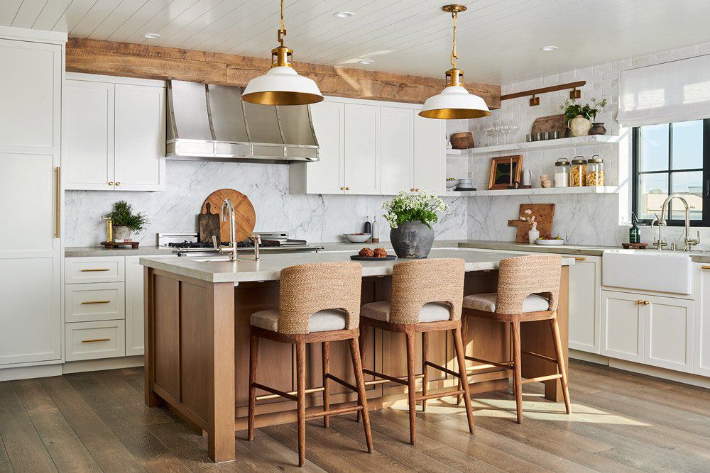 coastal chic kitchen