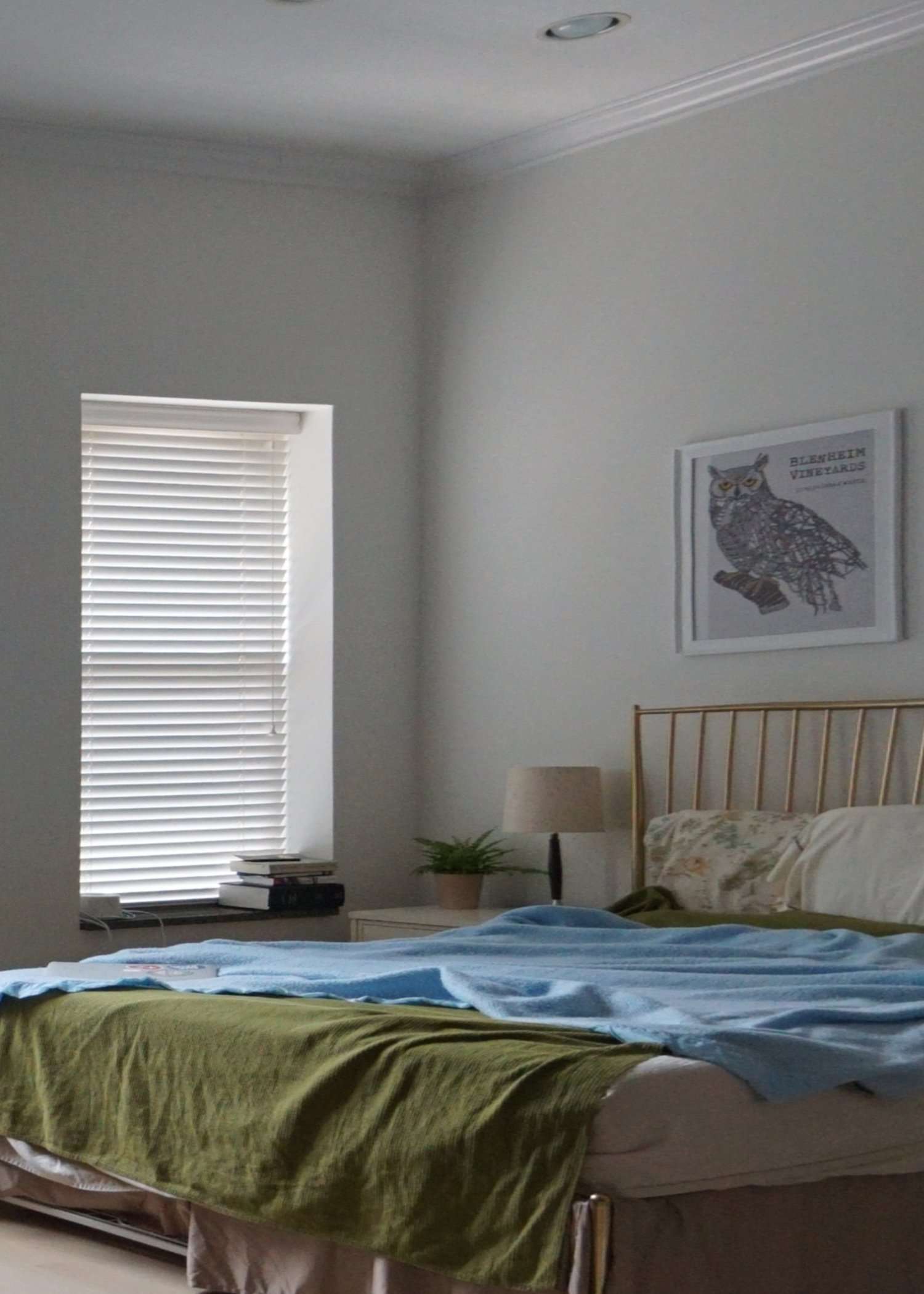 neutral before and after bedroom makeover